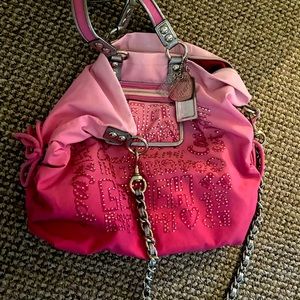 Large coach crossbody tote/messenger purse/bag 👛